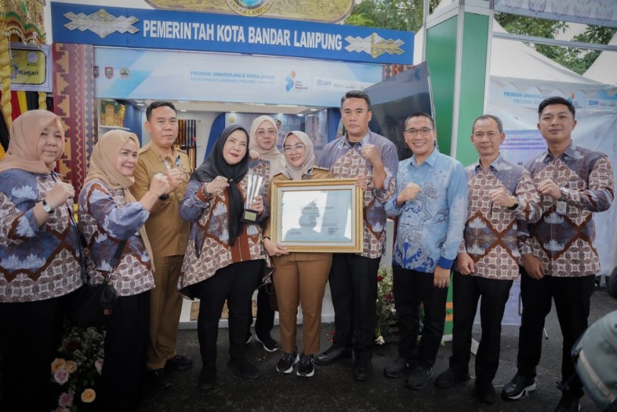 Kelurahan Kedamaian Kota Bandarlampung Raih Penghargaan Kelurahan Berprestasi Tingkat Nasional