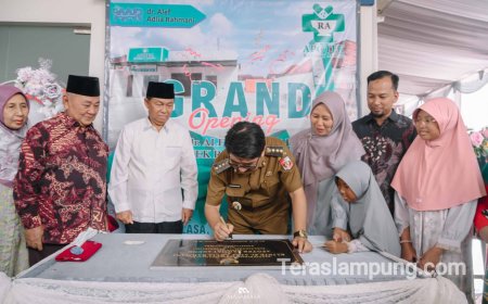 Bupati Lampung Utara Resmikan Klinik Pratama Alef Adlia Rahmani