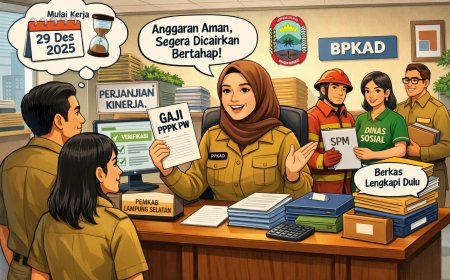 Enam Perangkat Daerah Mulai Proses, Gaji PPPK Paro Waktu Lampung Selatan Siap Masuk Rekening