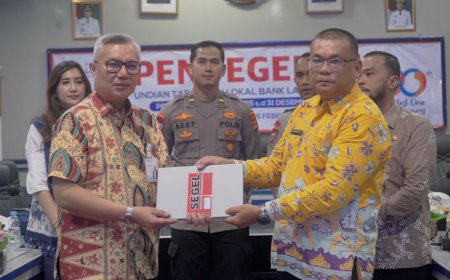Jelang Undian Tabungan Lokal, Bank Lampung Lakukan Penyegelan