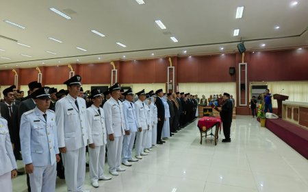 Lantik 112 Pejabat, Ini Pesan Walikota Bandarlampung Deddy Amarullah 