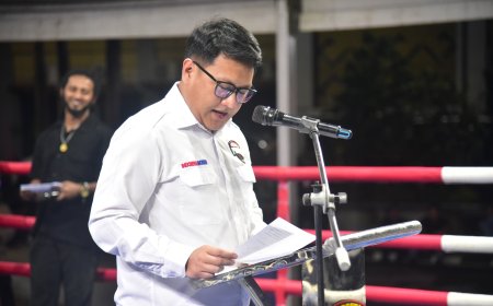 Ketua DPRD Provinsi Lampung Hadiri Pembukaan Kejuaraan Tinju Amatir Polresta Bandar Lampung