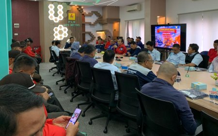 Gandeng Damkar dan PMI PLN UP3 Metro Gelar Pelatihan Tanggap Darurat dan Pemadam Kebakaran