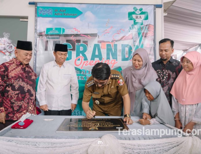 Bupati Lampung Utara Resmikan Klinik Pratama Alef Adlia Rahmani