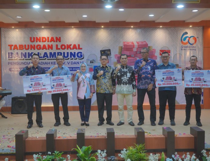 Berhadiah Rp1 Miliar, Bank Lampung Gelar Undian Tabungan Lokal 