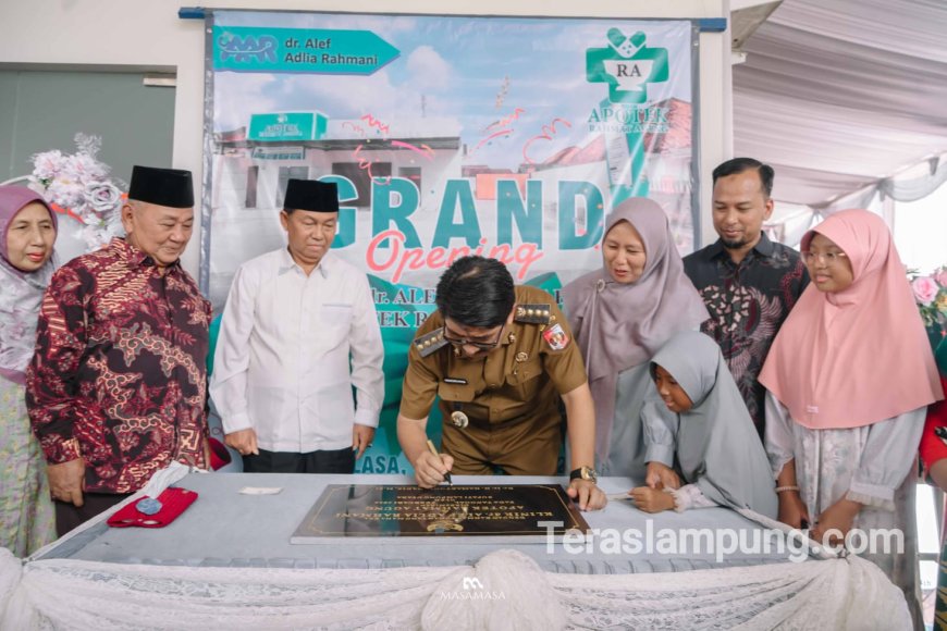 Bupati Lampung Utara Resmikan Klinik Pratama Alef Adlia Rahmani