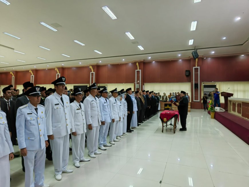 Lantik 112 Pejabat, Ini Pesan Walikota Bandarlampung Deddy Amarullah 