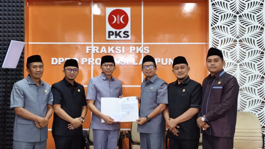 Yusnadi Jadi Kapten Fraksi PKS DPRD Lampung