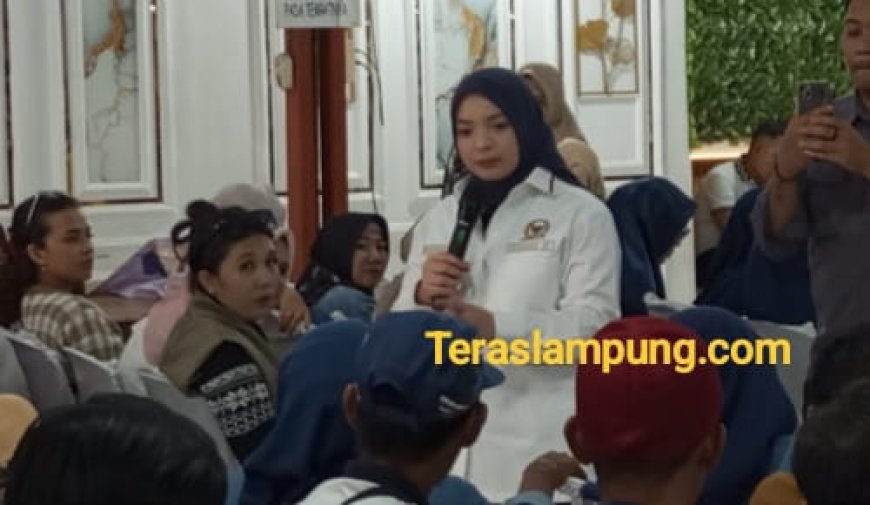 Kunjungi Lampung Utara, Rahmawati Herdian : Komisi IX DPR RI Terus Dorong Pengaktifan Kembali Jutaan PBI JKN