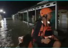 Basarnas Evakuasi 20 Warga Terdampak Banjir di Jatiagung Lampung Selatan