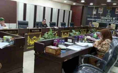 RDP Komisi III DPRD Lampung Bahas Evaluasi Capaian PAD 2025
