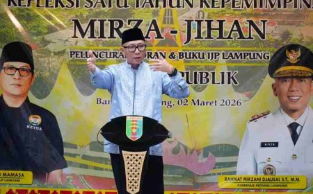 Pemprov Lampung Perkuat Fondasi Pembangunan di Tahun Pertama Kepemimpinan Mirza–Jihan