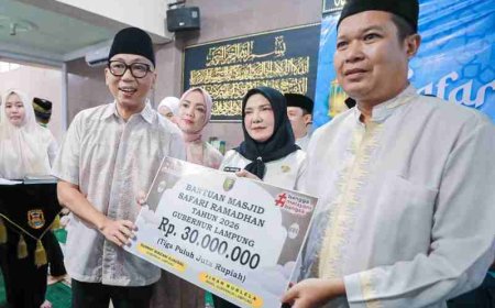 Gubernur Rahmat Mirzani Djausal Ajak Masyarakat Tumbuhkan Semangat Gotong Royong Membangun Daerah