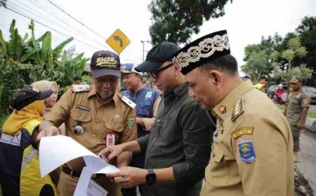 Gubernur Mirza Tinjau Pemeliharaan Jalan di Ruas Jalan  Kota Metro - Kota Gajah