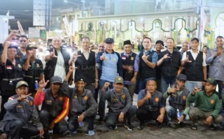 Pemkot Bandarlampung Pantau Malam Takbiran di Masjid Taqwa