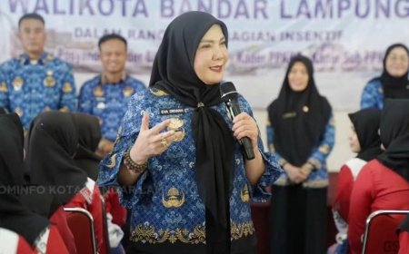 Pemkot Bandarlampung Salurkan Insentif Kader Kesehatan dan Pemberdayaan Masyarakat Kecamatan Kedamaian dan TBS
