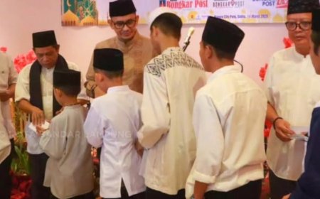 Pemkot Bandar Lampung Apresiasi Santunan Anak Yatim oleh Bongkar Post Group