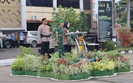 Wali Kota Bandarlampung Ikuti Apel Operasi Ketupat Krakatau 2026 Jelang Mudik Lebaran