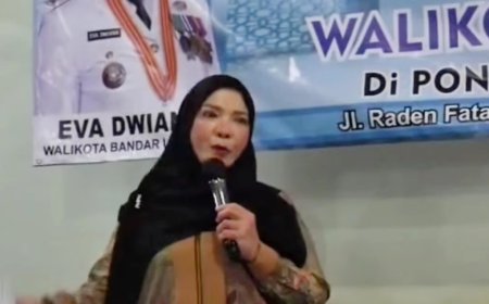 Pemkot Bandarlampung Gelar Safari Ramadan di Pesantren Bustanul Falah, Salurkan Bantuan Rp100 Juta