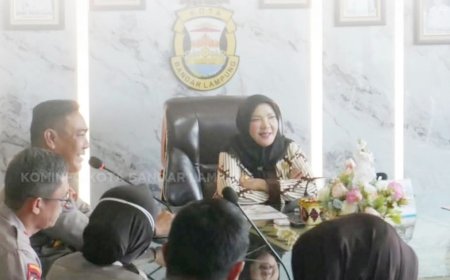 Wali Kota Bandarlampung Bahas Keamanan Kota Bersama Polda Lampung