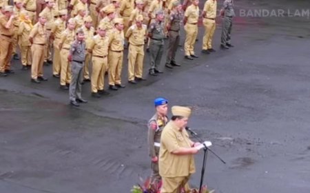 Pemkot Bandarlampung Gelar Apel Mingguan, Tekankan Disiplin dan Digitalisasi Layanan