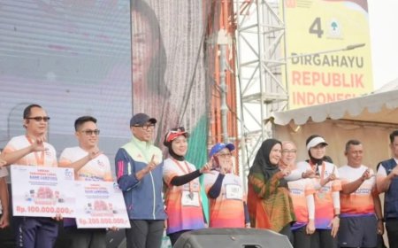 Wali Kota Bandarlampung Hadiri Bank Lampung Run 2026