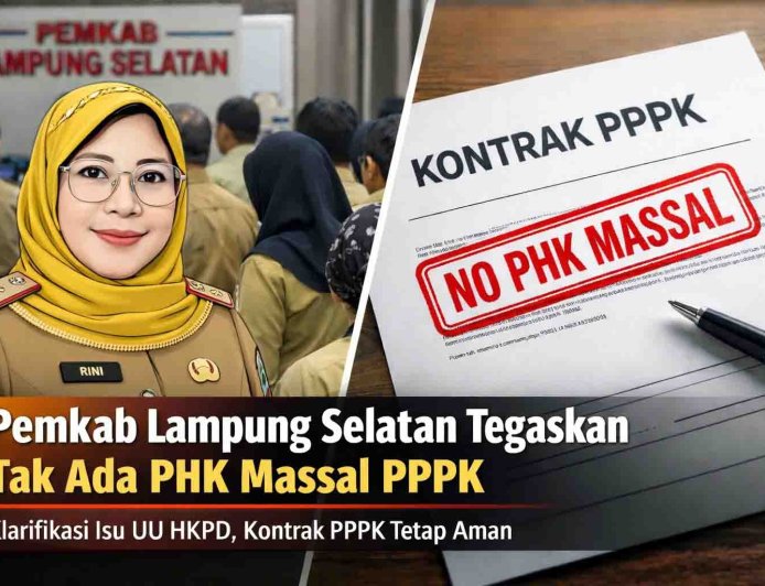 Pemkab Lampung Selatan: Tak Ada PHK Massal PPPK Terkait UU HKPD
