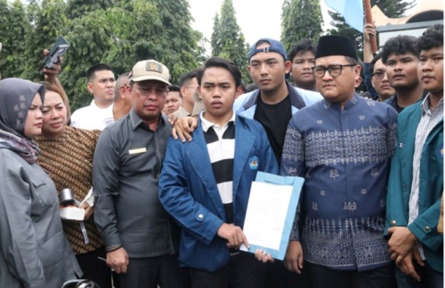 Mahasiswa Gelar Aksi, DPRD Lampung Terima dan Siap Kawal Aspirasi Pendidikan