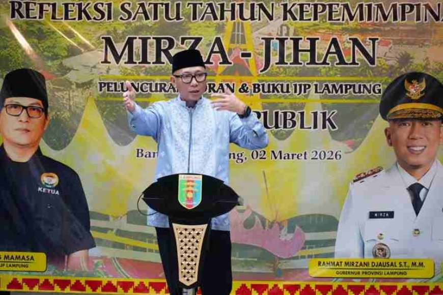 Pemprov Lampung Perkuat Fondasi Pembangunan di Tahun Pertama Kepemimpinan Mirza–Jihan