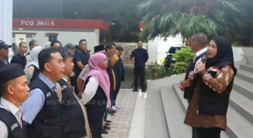 Apel Persiapan Pemantauan Malam Takbiran, Ini Pesan Walikota Bandarlampung