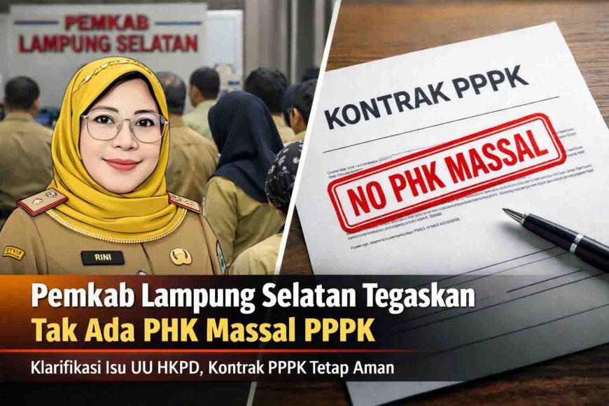 Pemkab Lampung Selatan: Tak Ada PHK Massal PPPK Terkait UU HKPD