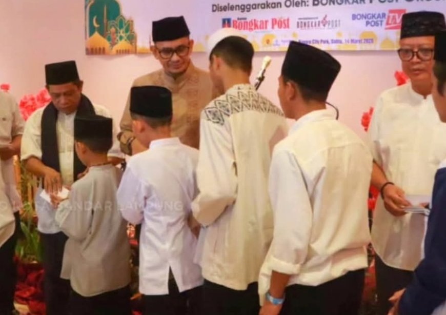 Pemkot Bandar Lampung Apresiasi Santunan Anak Yatim oleh Bongkar Post Group