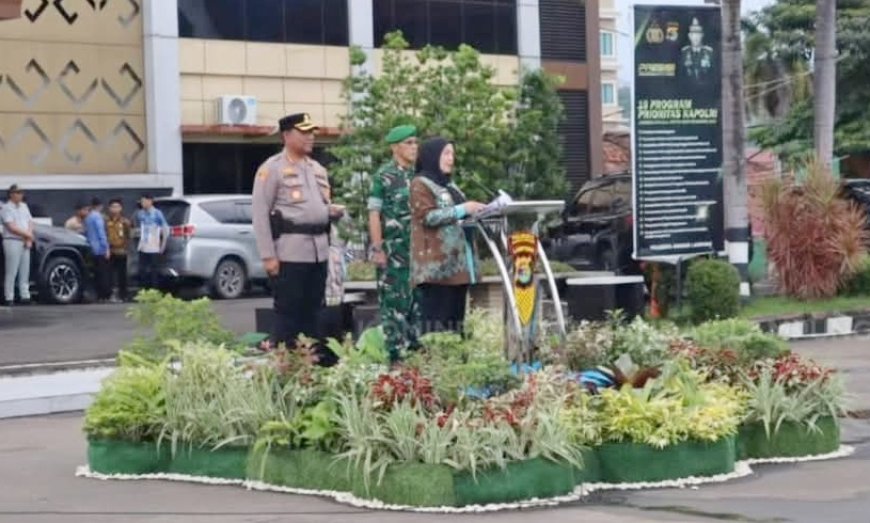 Wali Kota Bandarlampung Ikuti Apel Operasi Ketupat Krakatau 2026 Jelang Mudik Lebaran