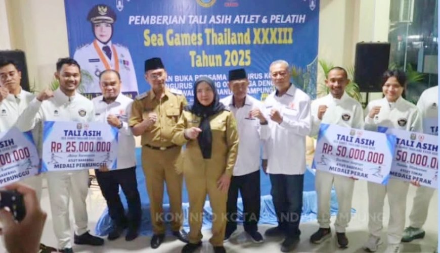 Pemkot Bandar Lampung Beri Bonus Atlet Peraih Medali SEA Games 2025