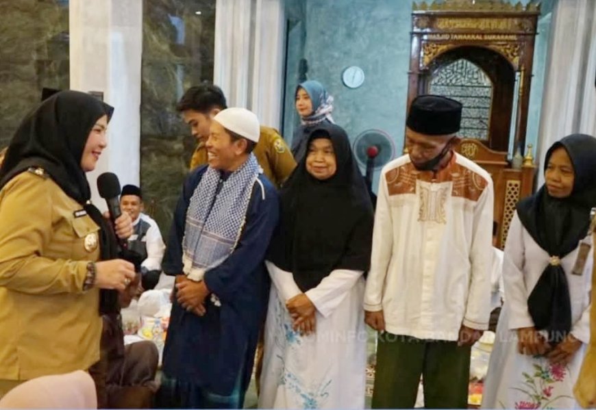 Pemkot Bandarlampung Gelar Safari Ramadan di Sukarame, Salurkan Bantuan Rp100 Juta