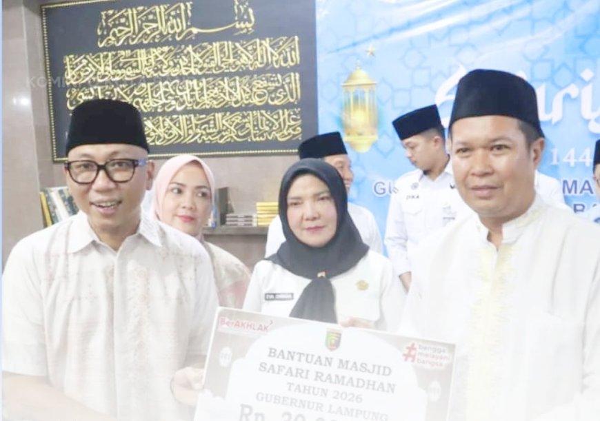 Pemprov dan Pemkot Bandarlampung Gelar Safari Ramadan di Teluk Betung Utara
