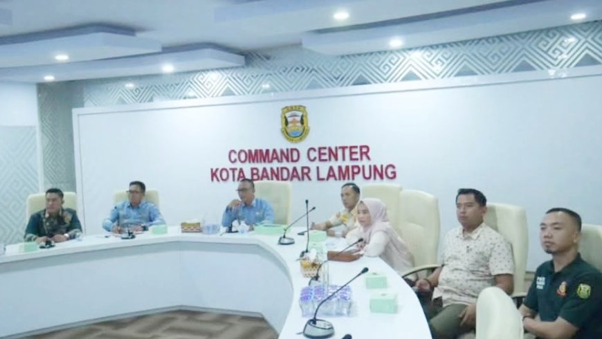 Pemkot Bandarlampung Ikuti Rapat Pemantauan Gerakan Indonesia Asri