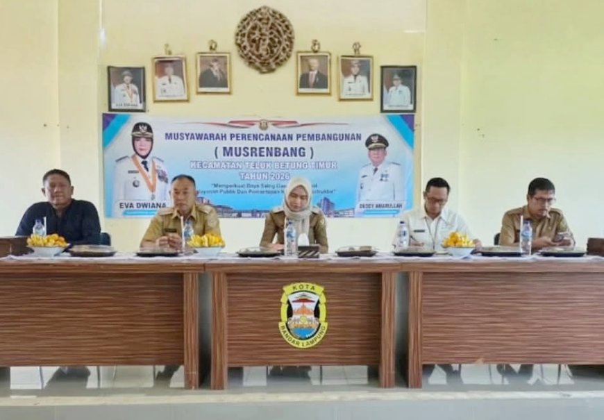 Pemkot Bandarlampung Gelar Musrenbang Kecamatan