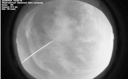 Observatorium Itera: Benda Jatuh di Langit Lampung Diduga Sisa Roket Tiongkok