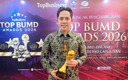 Tirta Jasa Lampung Selatan Raih TOP BUMD Awards 2026 Bintang 4, Bupati Egi Jadi Pembina Terbaik
