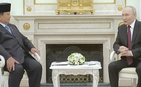 Prabowo–Putin Bertemu 5 Jam di Kremlin, Sepakati Penguatan Kerja Sama Energi dan Industri