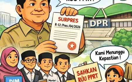 Prabowo Terbitkan Surpres RUU PPRT, Pemerintah Diminta Segera Bahas DIM