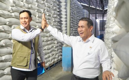 Pecahkan Rekor,  Stok Beras Bulog Tembus 5 Juta Ton