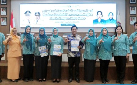 Lampung Selatan Jadi Percontohan Imunisasi Zero Dose di Lampung