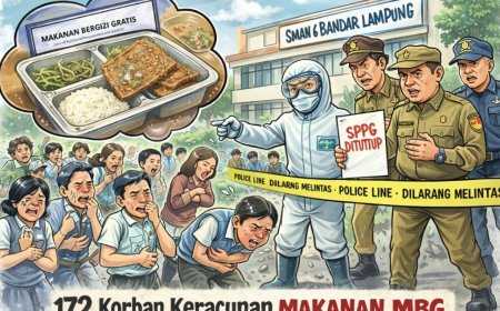 147 Siswa dan 25 Guru SMAN 6 Bandarlampung Diduga Keracunan MBG, Operasional SPPG Way Lunik Dihentikan Sementara