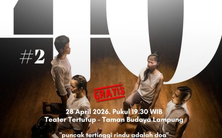 Danceteater “40” Dipentaskan Malam Ini di Taman Budaya Lampung