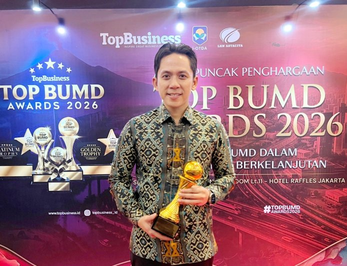 Tirta Jasa Lampung Selatan Raih TOP BUMD Awards 2026 Bintang 4, Bupati Egi Jadi Pembina Terbaik