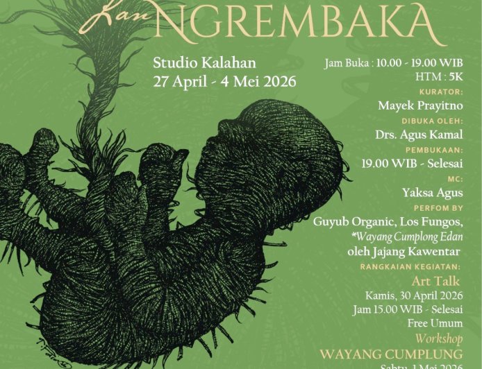 Pameran Tunggal Teguh Paino “Tuwuh lan Ngrembaka” Digelar di Studio Kalahan Yogyakarta