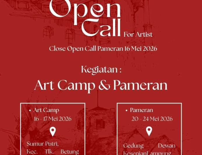 Forum Perupa Lampung Gelar Art Camp dan Pameran “Ruang dalam Garis”
