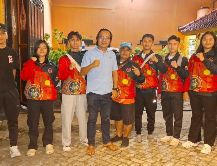 Inkanas Lampung Lepas Tim Seleknas Karate, Targetkan Hasil Maksimal di Cikeas